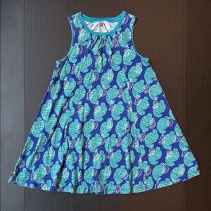 Tea Collection Blue and Green Dress